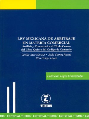 cover image of Ley Mexicana de Arbitraje en Materia Comercial